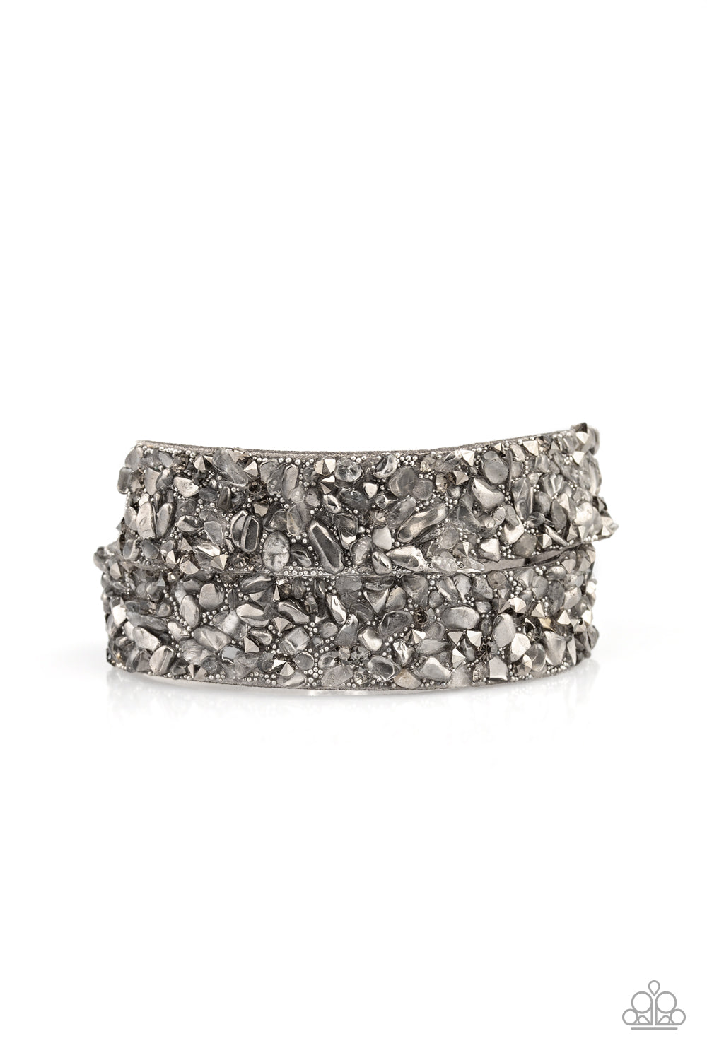 Paparazzi Urban Collection bracelet - CRUSH To Conclusions - Silver