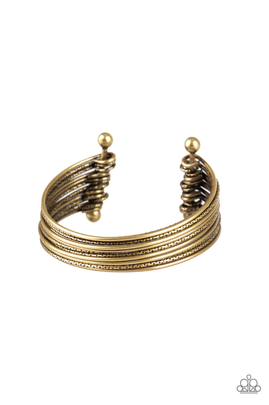 Paparazzi Bracelets - Cuff - Endlessly Empress - Brass