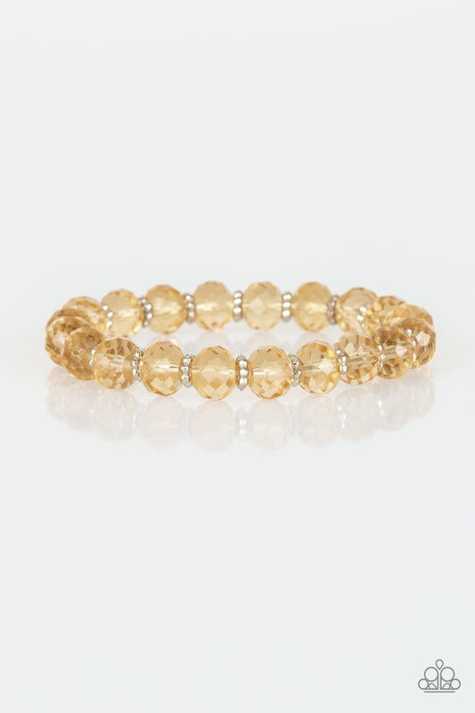 Paparazzi Bracelets - Crystal Candelabras - Gold