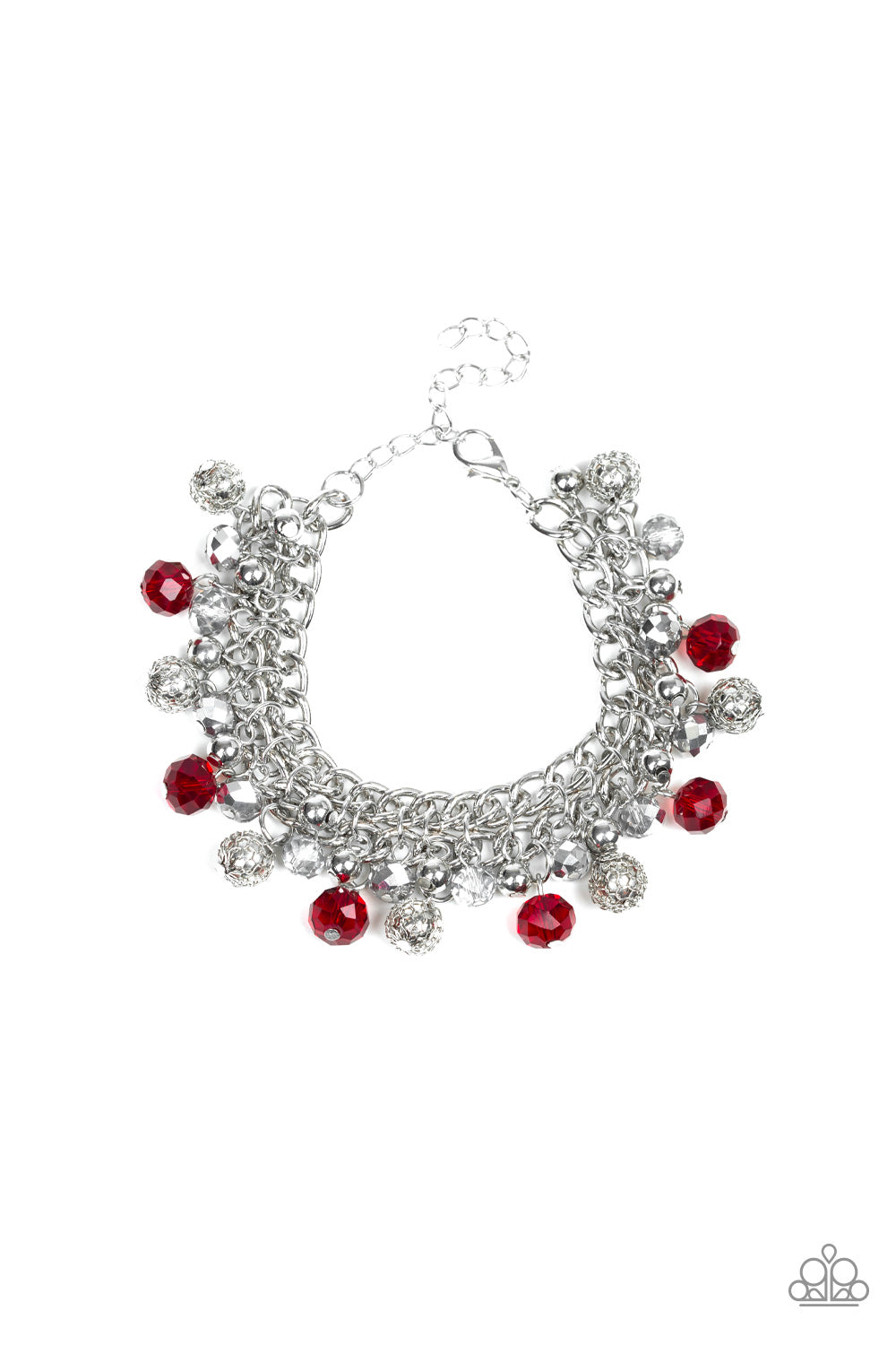 Paparazzi bracelets - The Party Planner - Red