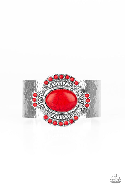 Paparazzi Bracelets - Canyon Crafted - Red