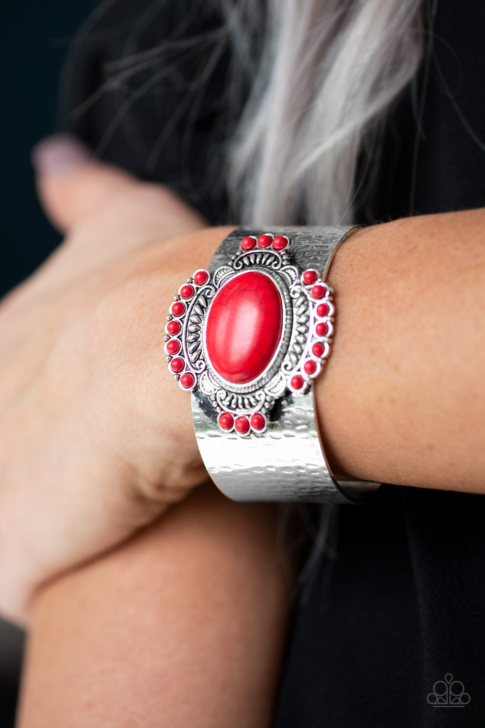 Paparazzi Bracelets - Canyon Crafted - Red