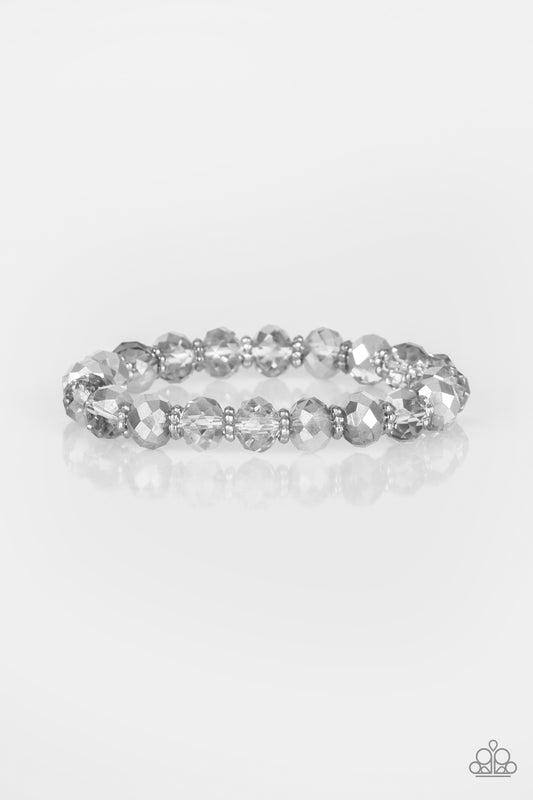 Paparazzi Bracelets - Crystal Candelabras - Silver