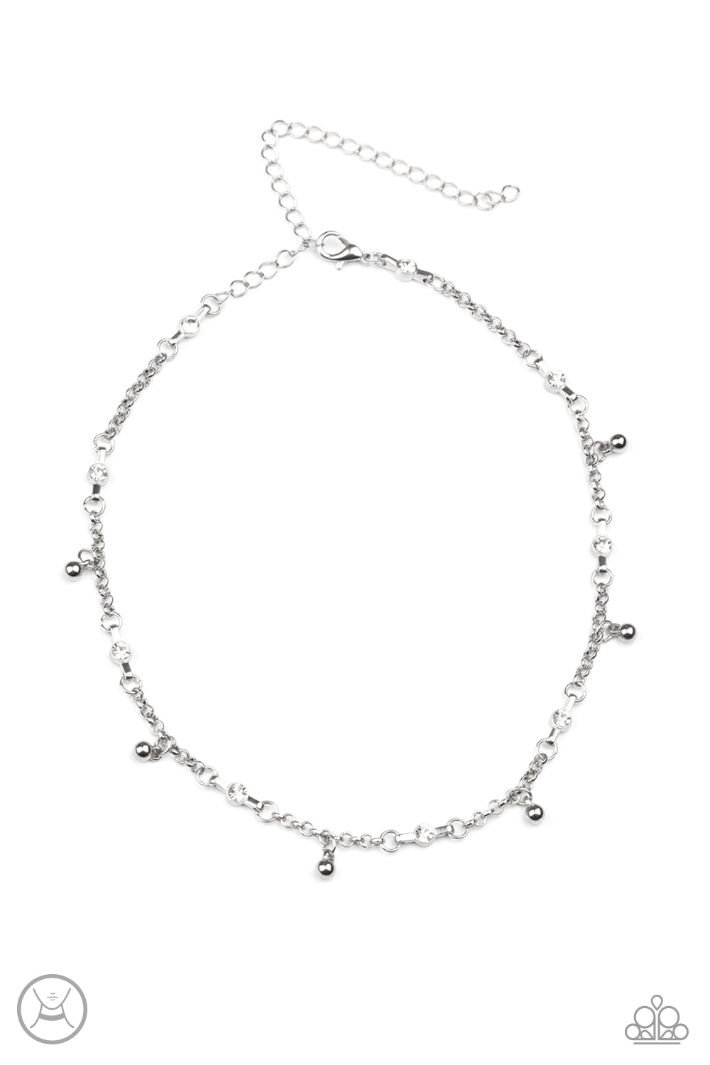 Paparazzi Necklaces - What A Stunner - White