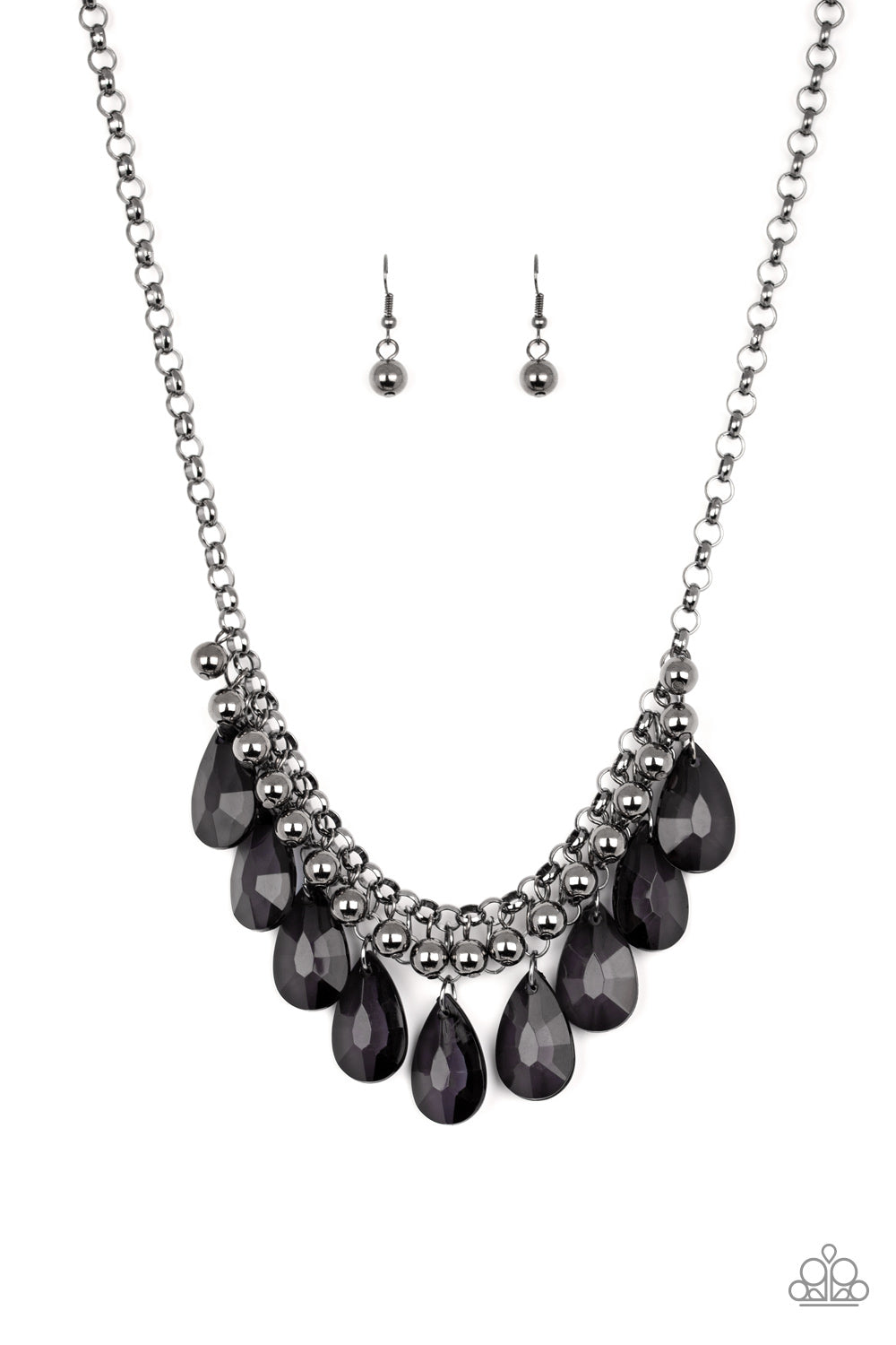 Paparazzi Necklaces - Short - Fashionista Flair - Black