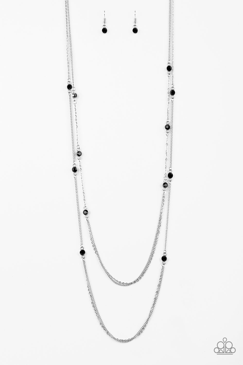 Paparazzi necklace - Sparkle Of The Day - Black