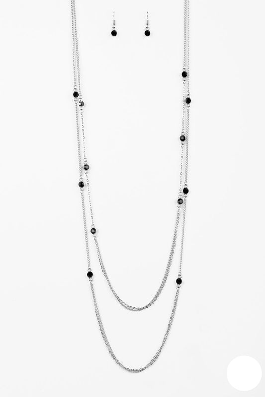 Paparazzi Necklaces - Sparkle Of The Day - Black