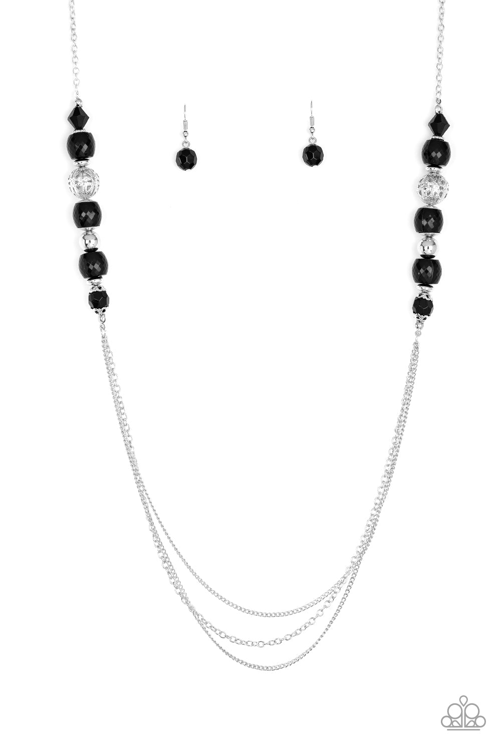 Paparazzi necklace - Native New Yorker - Black