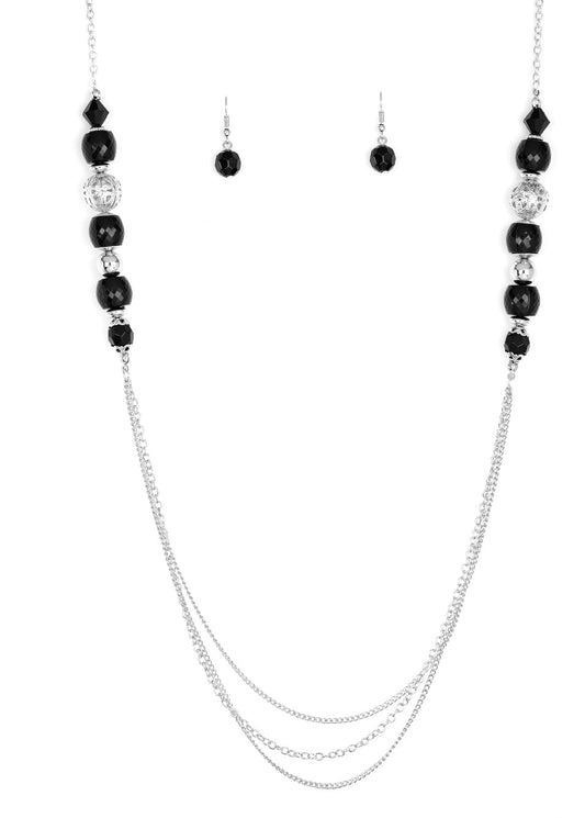 Paparazzi Necklaces - Native New Yorker - Black