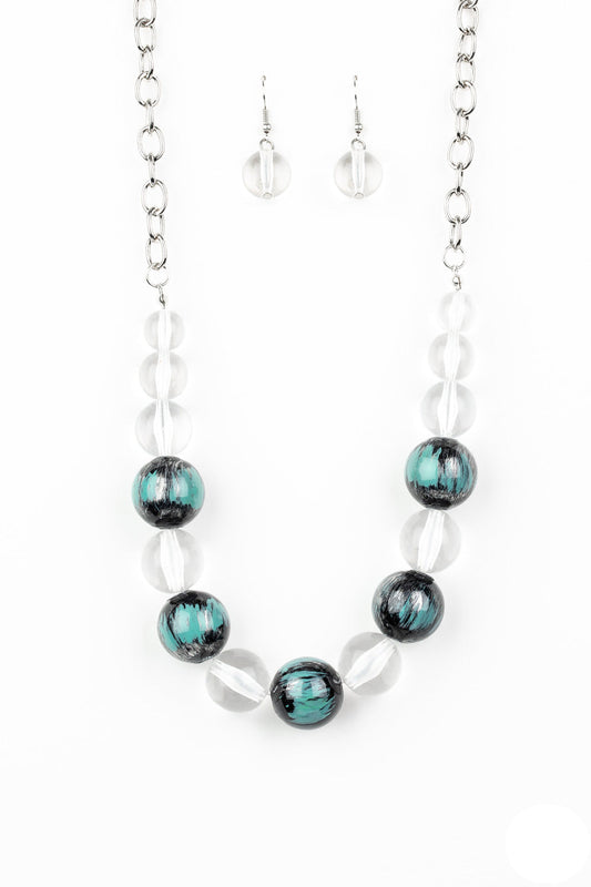 Paparazzi Necklaces - Torrid Tide - Blue
