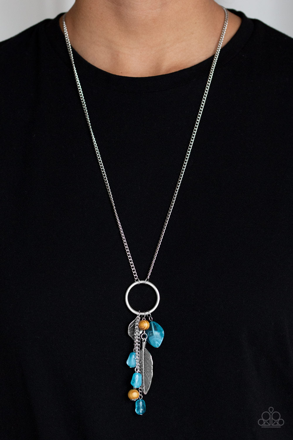 Paparazzi Necklaces - Sky High Style - Blue