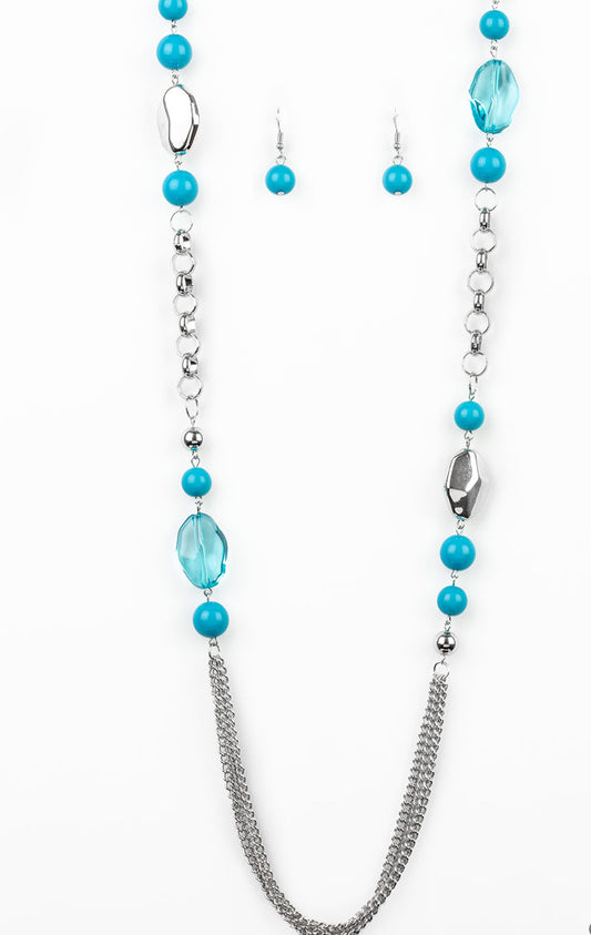 Paparazzi Necklaces - Marina Majesty - Blue