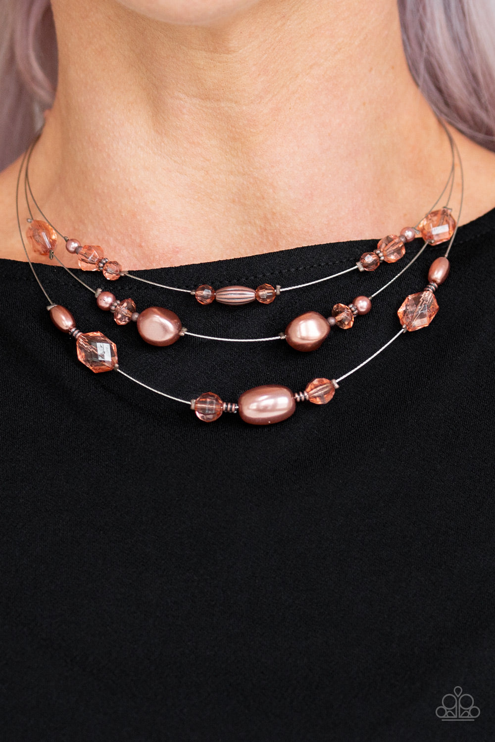 Paparazzi Necklaces - Pacific Pageantry - Copper