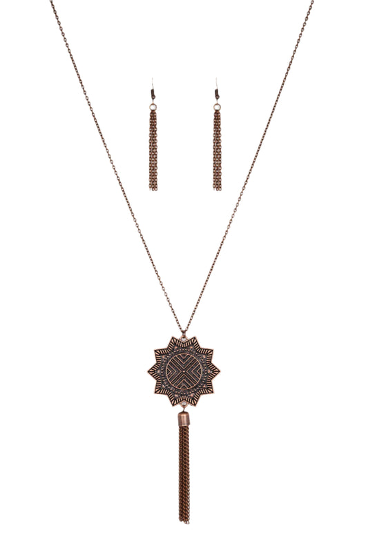 Paparazzi Necklaces - From Sunup To Sundown - Copper