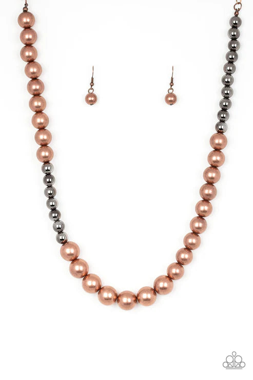 Paparazzi Necklaces - Power to the People - Copper