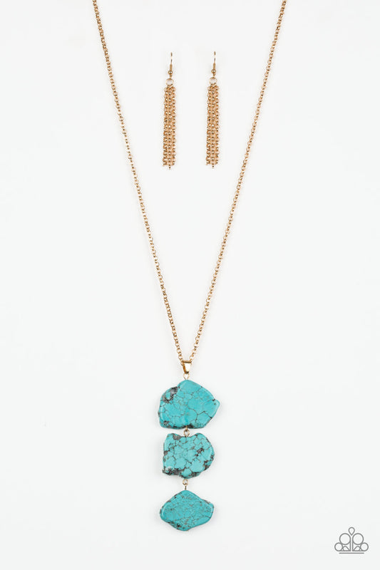 Paparazzi Necklaces - On The ROAM Again - Gold