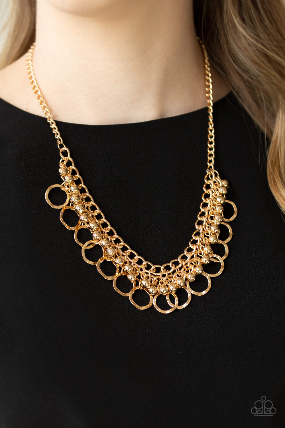 Paparazzi Necklaces - Ring Leader Radiance - Gold