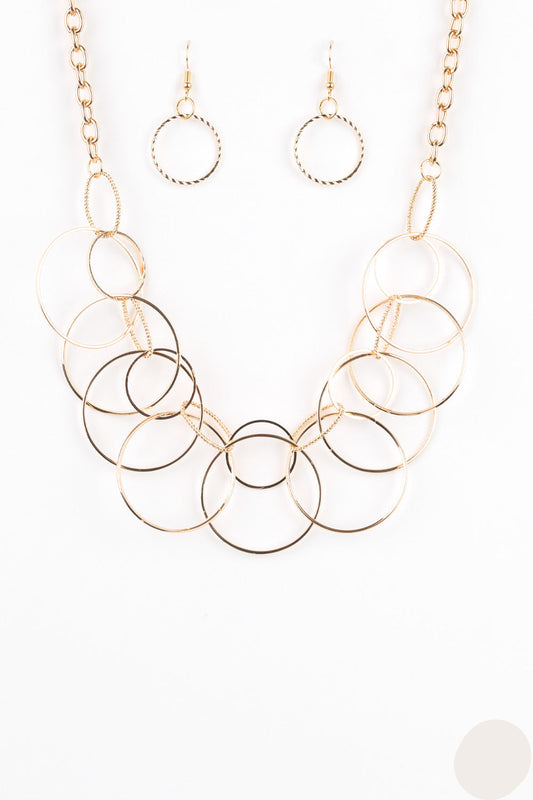 Paparazzi Necklaces - Circa de Couture - Gold