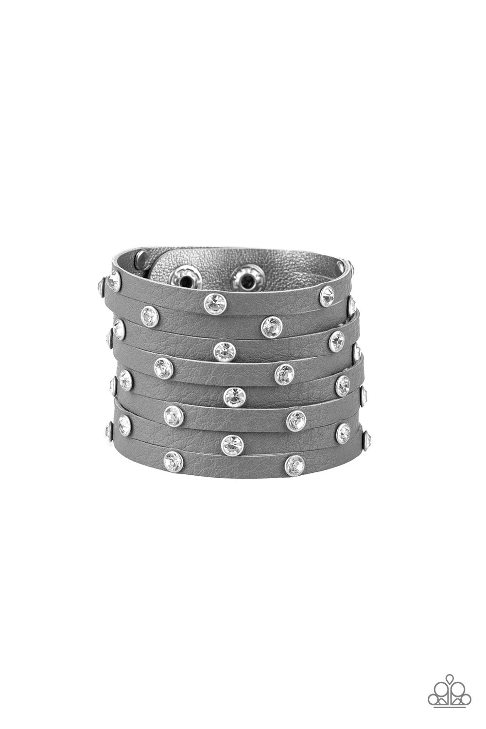 Paparazzi Urban Collection bracelet - Sass Squad - Silver