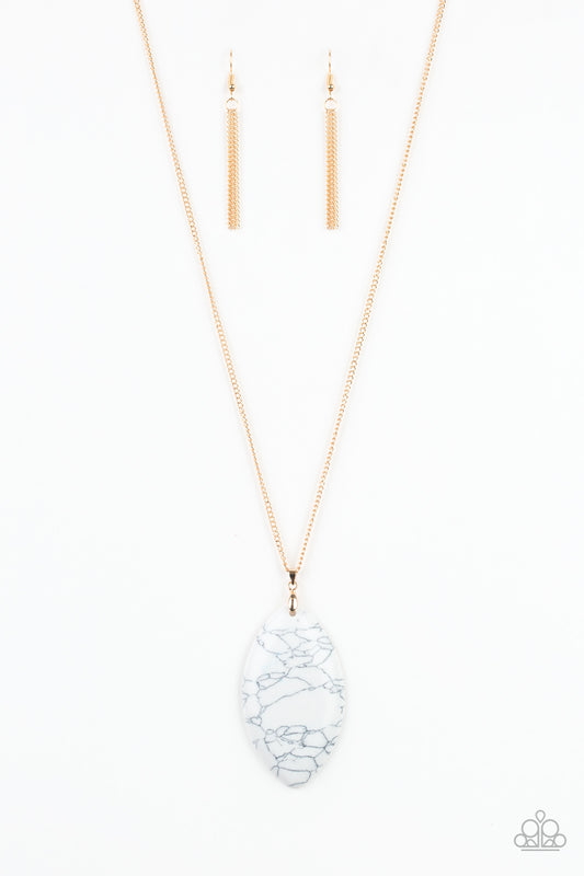 Paparazzi Necklaces - Santa Fe Simplicity - White