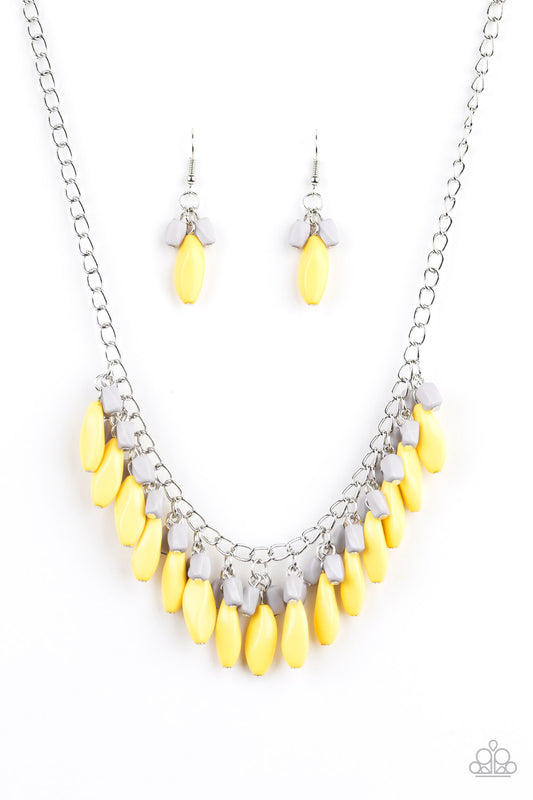 Paparazzi necklace - Bead Binge - Yellow