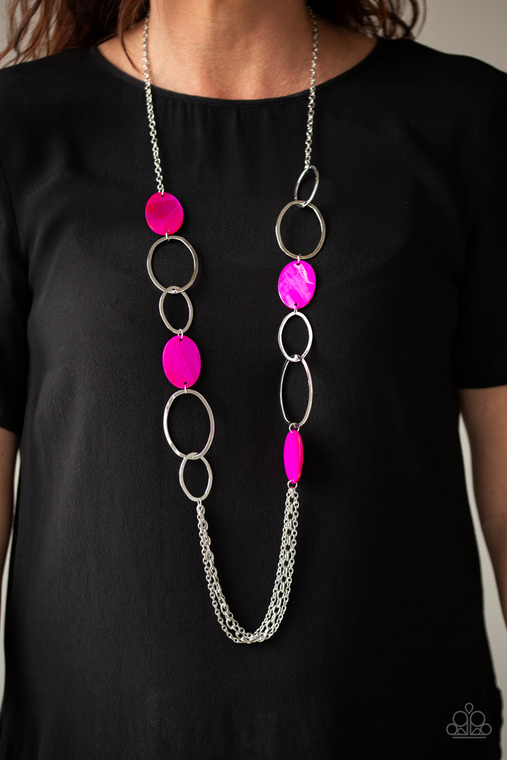 Paparazzi Necklaces - Kaleidoscope Coasts - Pink