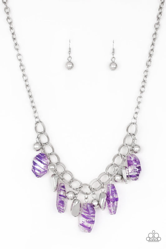 Paparazzi Necklaces - Chroma Drama - Purple