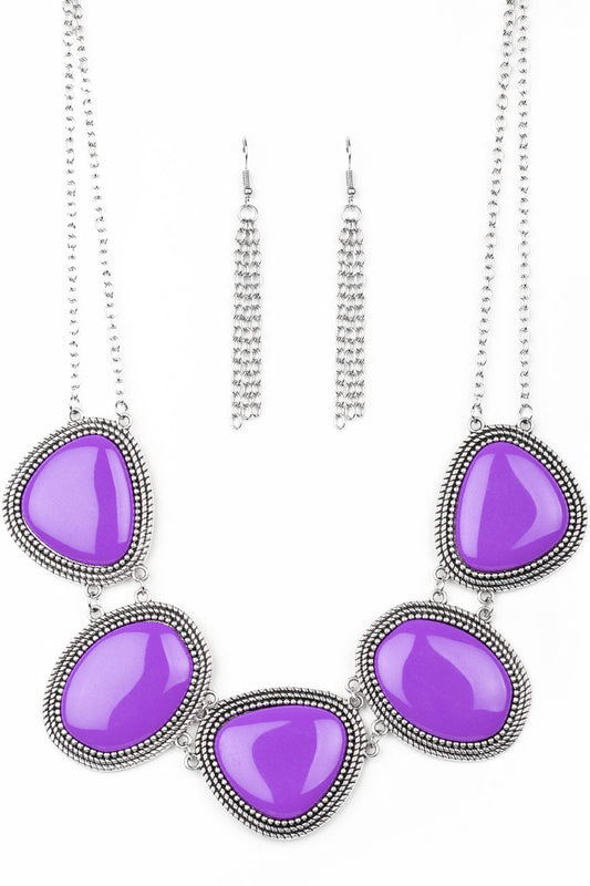 Paparazzi Necklaces - Viva La Vivid - Purple
