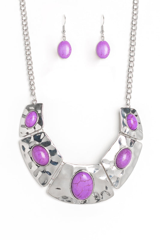 Paparazzi Necklaces - Ruler In Favor - Purple