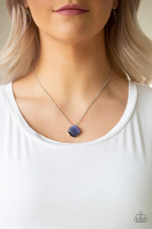 Paparazzi Necklaces - You Glow Girl - Purple