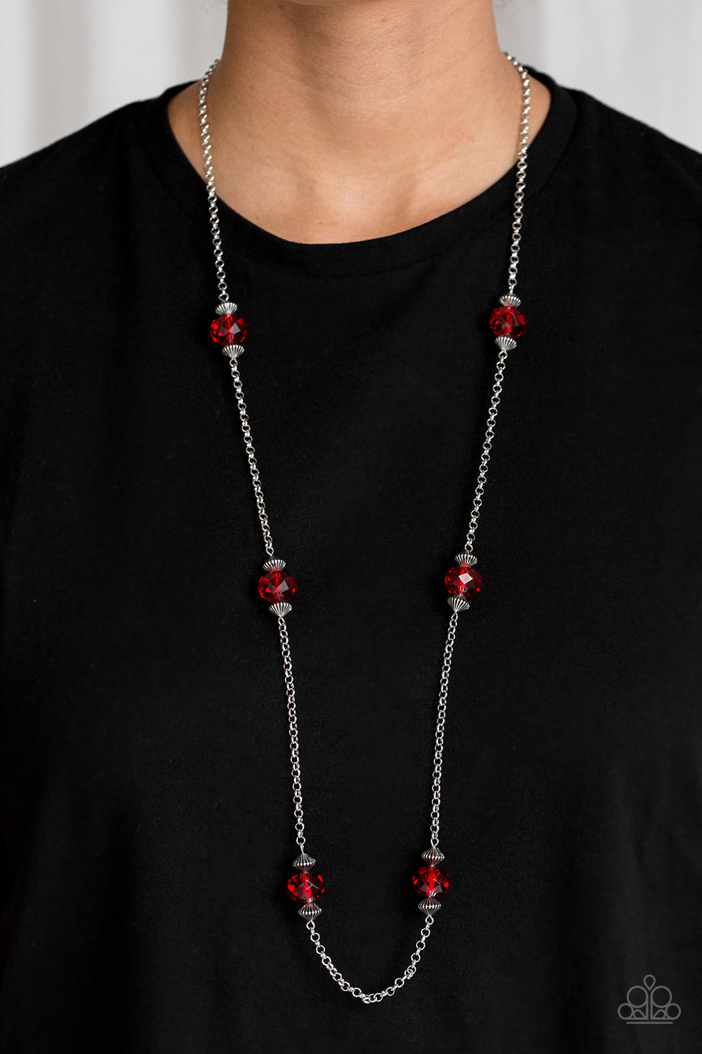Paparazzi necklace - Season of Sparkle - Red