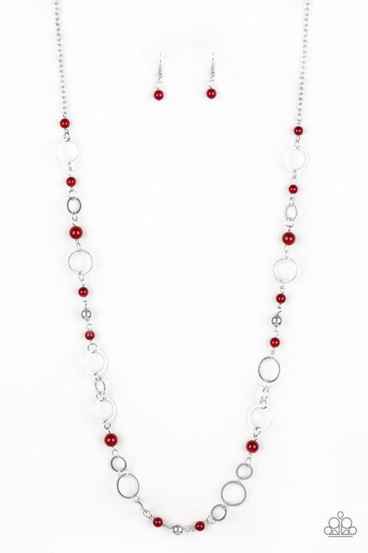 Paparazzi Necklaces - Kid In A Candy Shop - Red