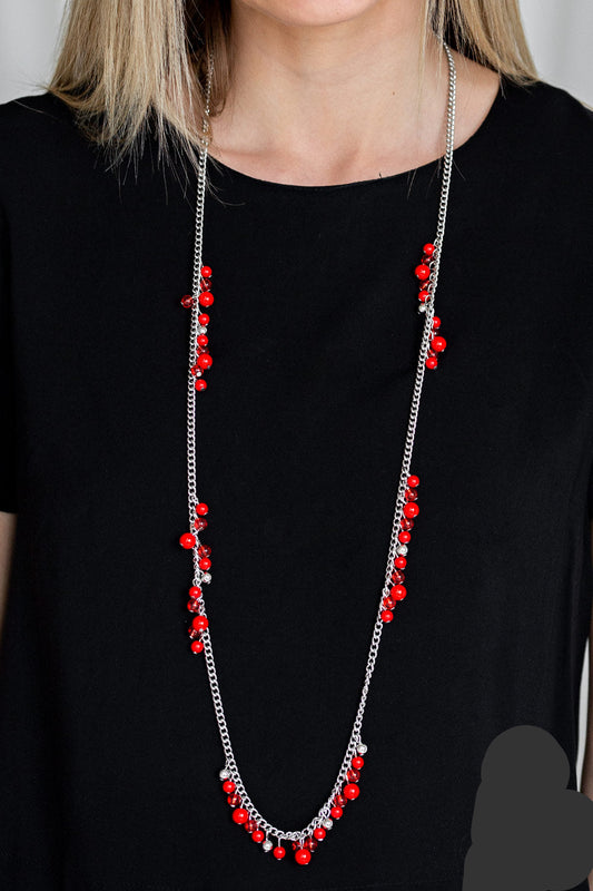 Paparazzi Necklaces - Miami Mojito - Red