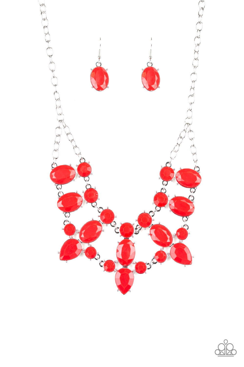 Paparazzi Necklaces - Goddess Glow - Red