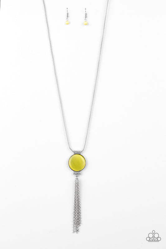 Paparazzi Necklaces - Happy As Can Beam - Yellow