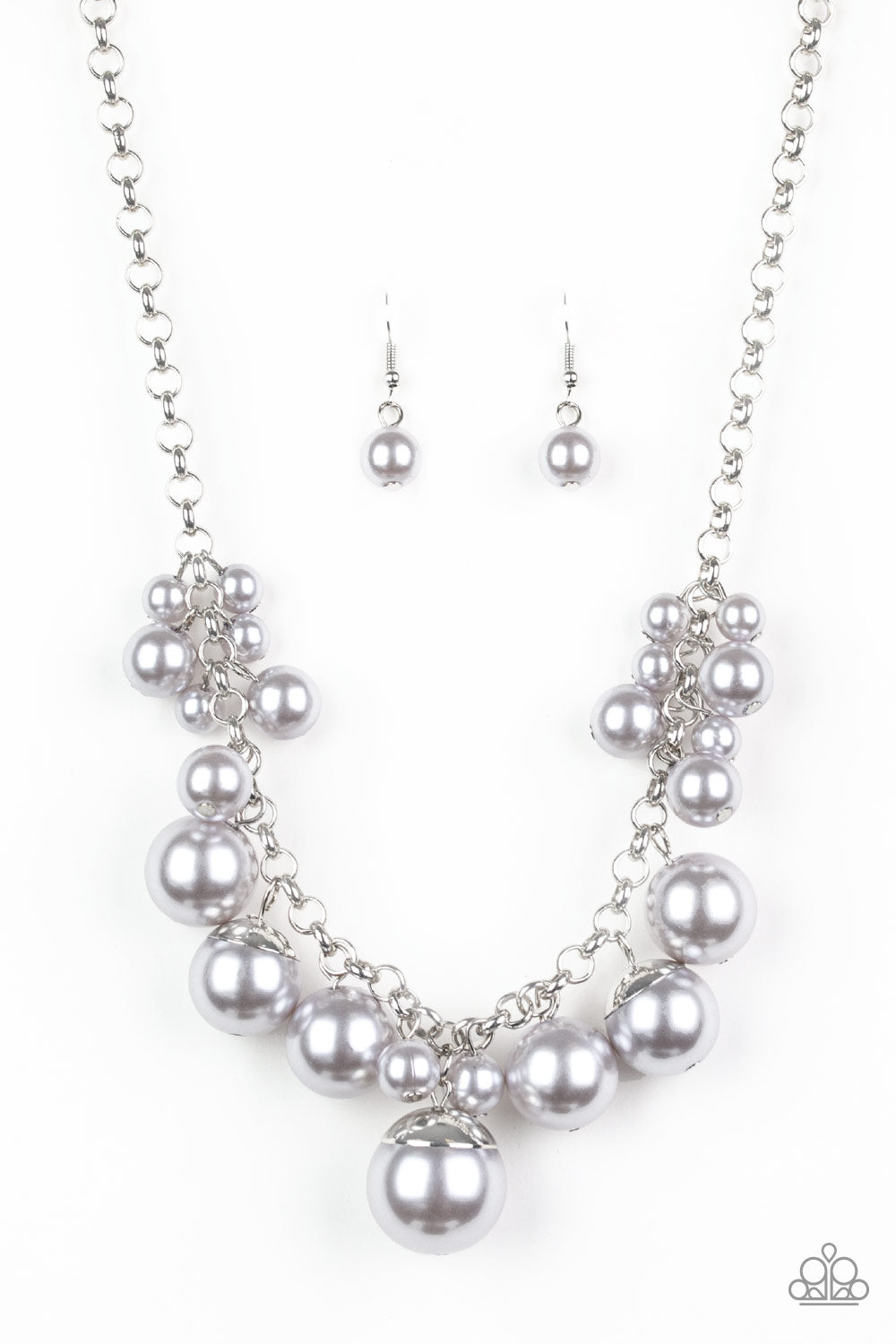 Paparazzi Necklaces - Broadway Belle - Silver