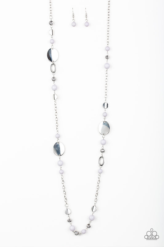 Paparazzi Necklaces - Serenely Springtime - Silver