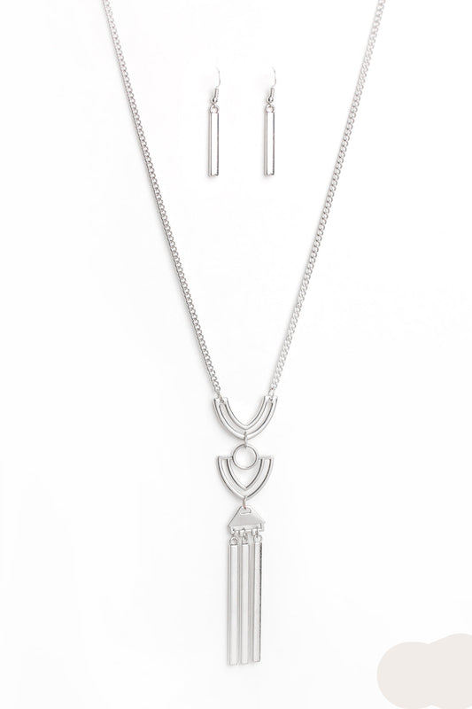 Paparazzi Necklaces - Confidently Cleopatra - Silver