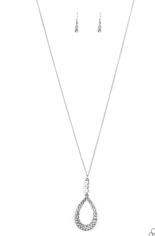 Paparazzi Necklaces - Red Carpet Royal - White