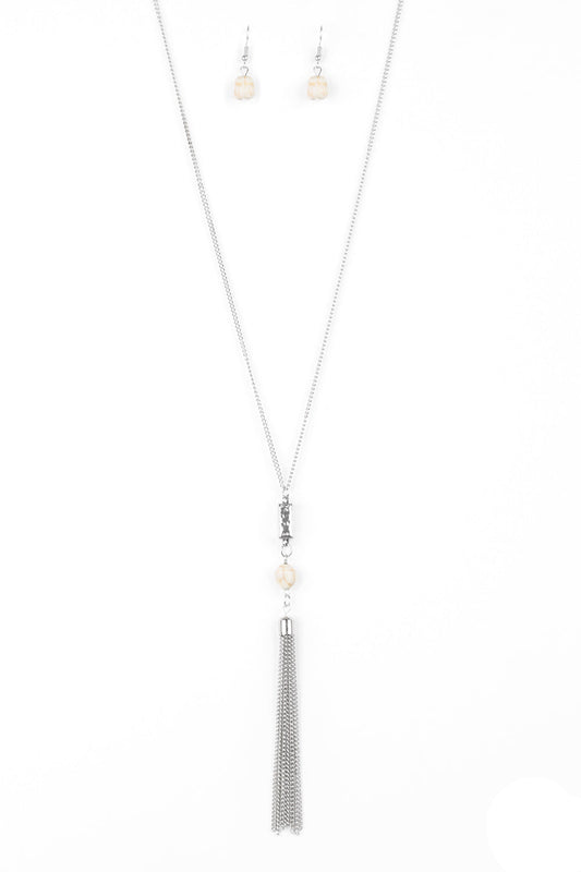 Paparazzi Necklaces - Wild Horse Wonder - White