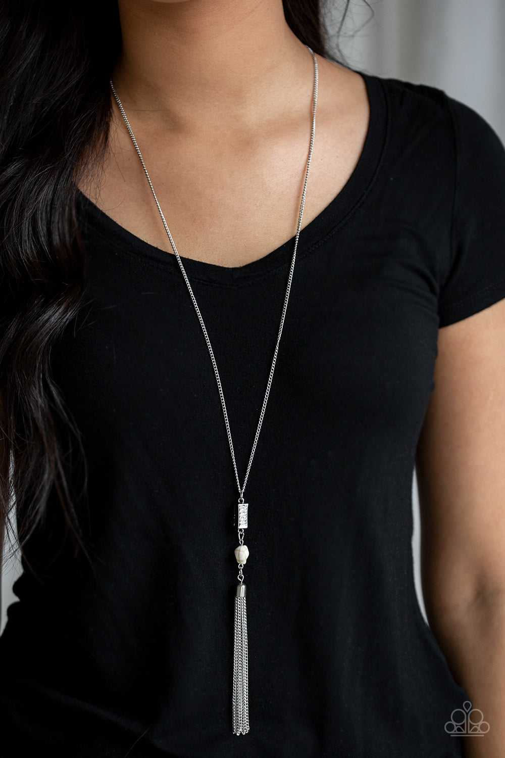 Paparazzi Necklaces - Wild Horse Wonder - White
