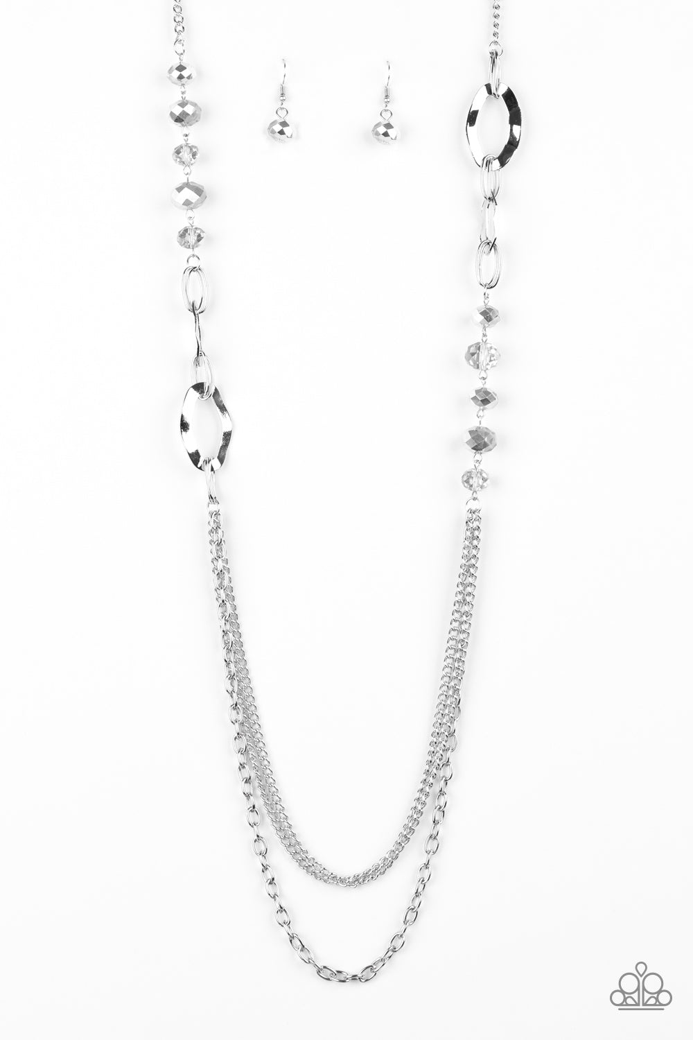 Paparazzi necklace - Modern Girl Glam - Silver