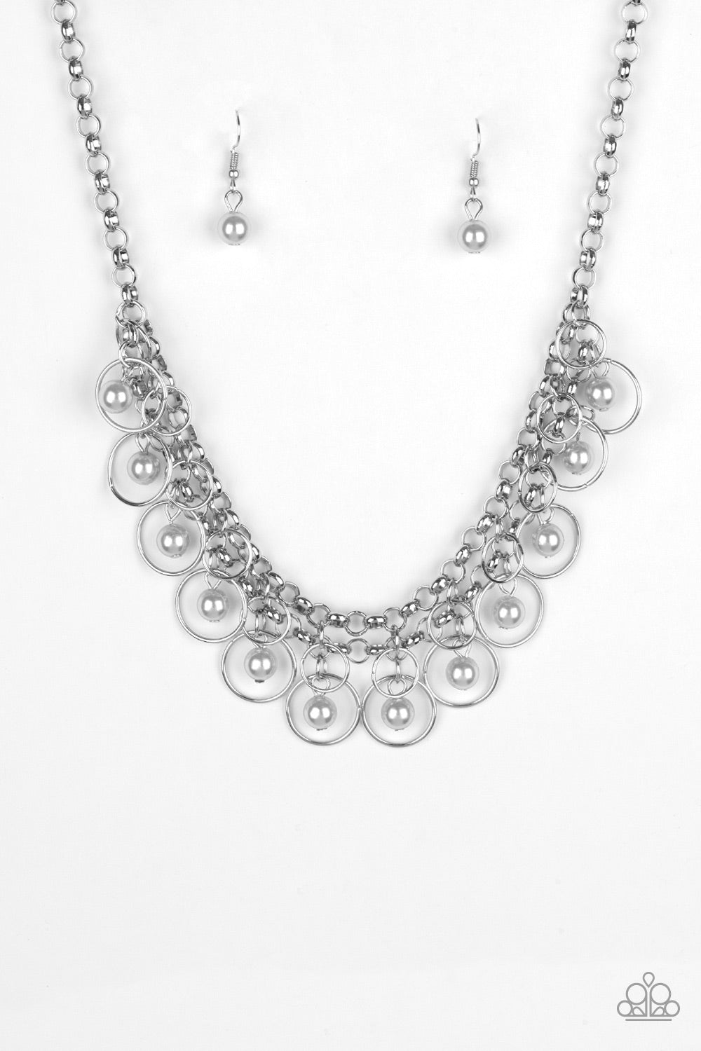 Paparazzi necklace - Party Time - Silver