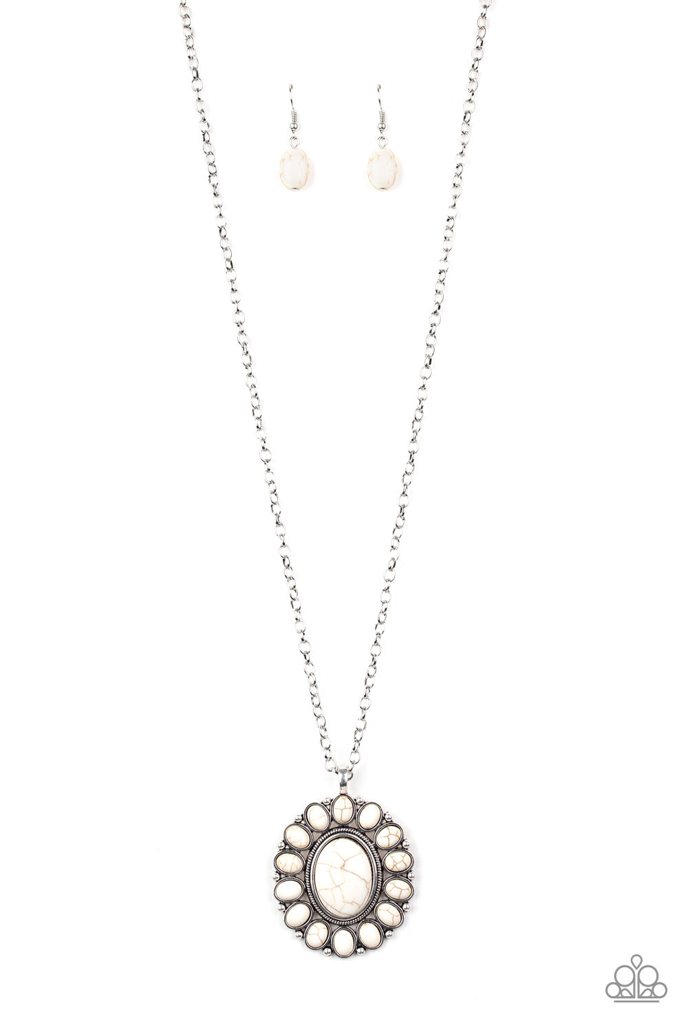 Paparazzi Necklaces - Rancho Roamer - White