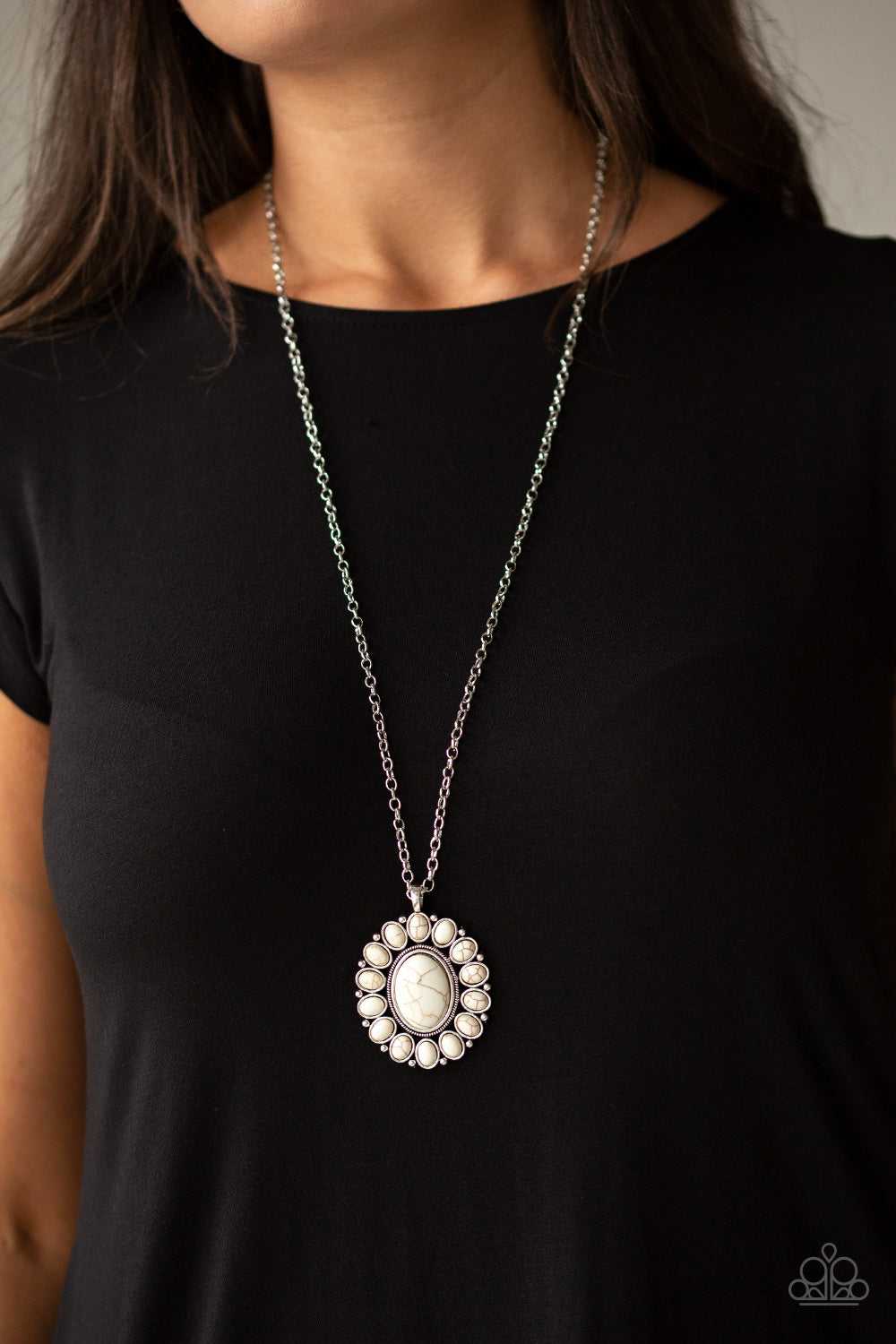 Paparazzi Necklaces - Rancho Roamer - White