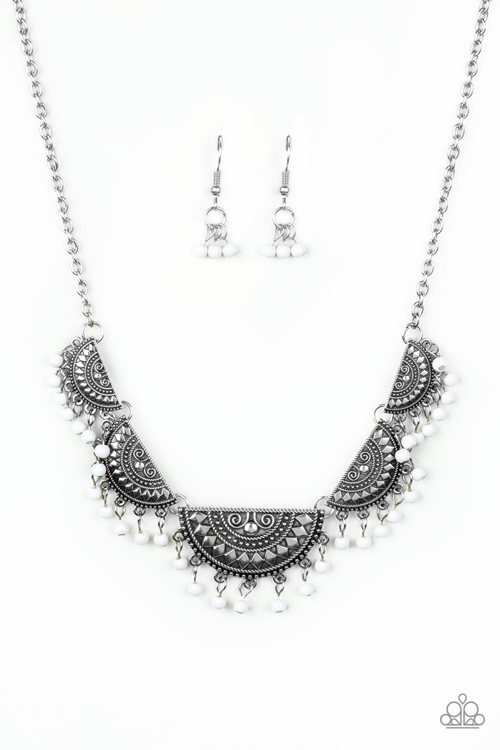 Paparazzi Necklaces - Boho Baby - White