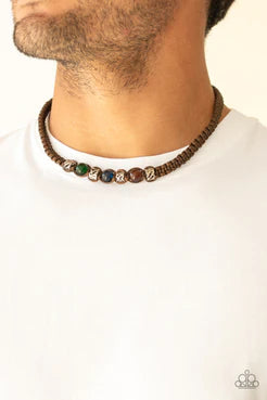 Paparazzi Urban Collection - - The Great Alp - Brown - Necklace