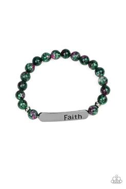 Paparazzi Urban Collection - Faith in all Things - Green