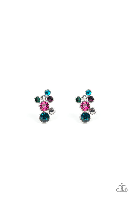 Paparazzi Earrings - Treasure Treat - Multi Post