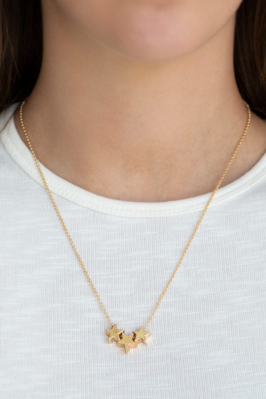 Paparazzi Necklaces - Shoot For The Stars - Gold